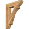 Ekena Millwork Balboa Slat Rough Sawn Bracket, Western Red Cedar, 6"W x 30"D x 38"H BKT06X30X38BOA06RWR - alternate 1